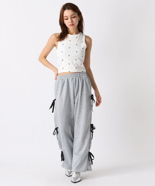 FOREVER 21（フォーエバー トゥエンティーワン）の「【2024SS】カラーアメスリタンク（タンクトップ・レディース・ホワイト系その他/レッド/ブラック/オフホワイト/ブラック系その他/ホワイト×ブラック/グレー×ホワイト・SMALL/MEDIUM）」の9枚目の写真