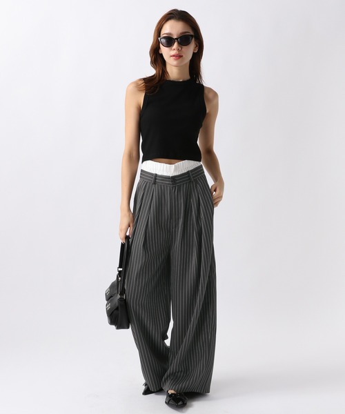 FOREVER 21（フォーエバー トゥエンティーワン）の「【2024SS】カラーアメスリタンク（タンクトップ・レディース・ホワイト系その他/レッド/ブラック/オフホワイト/ブラック系その他/ホワイト×ブラック/グレー×ホワイト・SMALL/MEDIUM）」の18枚目の写真