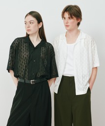 KACCO（カッコ）の「《ユニセックスアイテム》SHEER LACE SHIRTS / レースシアーシャツ（シャツ/ブラウス）」