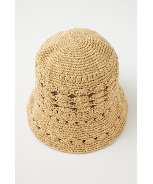 MOUSSY(マウジー)の「GLITTER バケットハット(ハット・レディース・ブラック/ベージュ・FREE)」の9枚目の写真