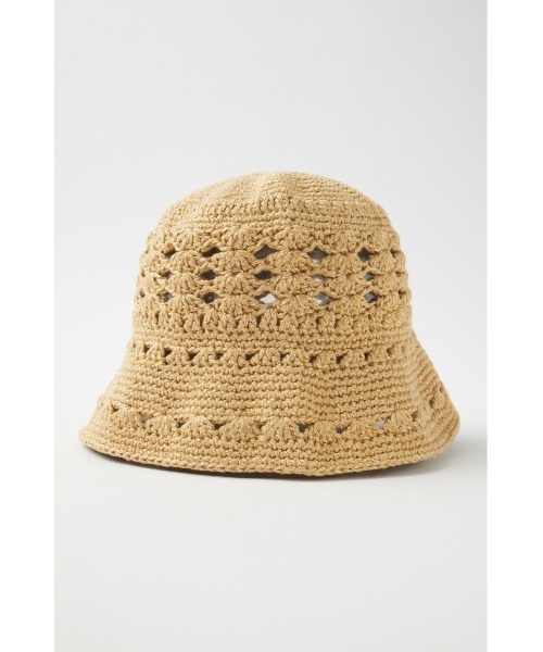 MOUSSY(マウジー)の「GLITTER バケットハット(ハット・レディース・ブラック/ベージュ・FREE)」の11枚目の写真