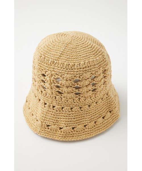 MOUSSY(マウジー)の「GLITTER バケットハット(ハット・レディース・ブラック/ベージュ・FREE)」の12枚目の写真