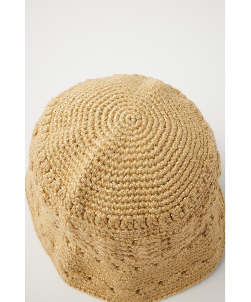 MOUSSY(マウジー)の「GLITTER バケットハット(ハット・レディース・ブラック/ベージュ・FREE)」の13枚目の写真