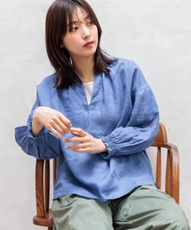 niko and... | FINEリネンレースコンビブラウス(シャツ/ブラウス)