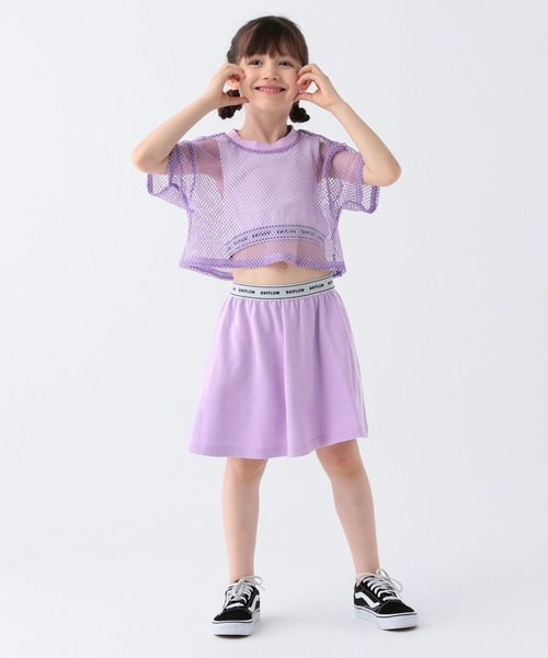BAYFLOW(ベイフロー)の「ラインスカート(KIDS)(スカート・キッズ・ピンク/パープル/ブラック・140cm/130cm/120cm/150cm)」の4枚目の写真