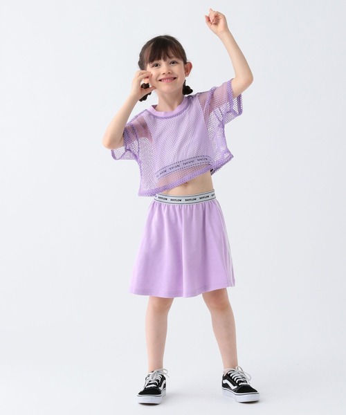 BAYFLOW(ベイフロー)の「ラインスカート(KIDS)(スカート・キッズ・ピンク/パープル/ブラック・140cm/130cm/120cm/150cm)」の5枚目の写真