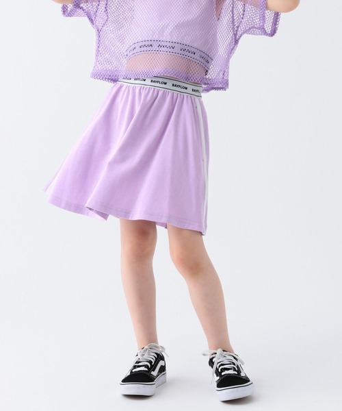 BAYFLOW(ベイフロー)の「ラインスカート(KIDS)(スカート・キッズ・ピンク/パープル/ブラック・140cm/130cm/120cm/150cm)」の6枚目の写真
