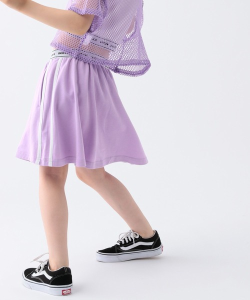 BAYFLOW(ベイフロー)の「ラインスカート(KIDS)(スカート・キッズ・ピンク/パープル/ブラック・140cm/130cm/120cm/150cm)」の7枚目の写真