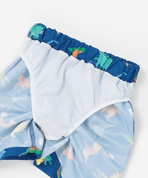 kladskap(クレードスコープ)の「【SWIM】恐竜柄スイムパンツ(水着・キッズ・ブルー・L/M/S)」の7枚目の写真