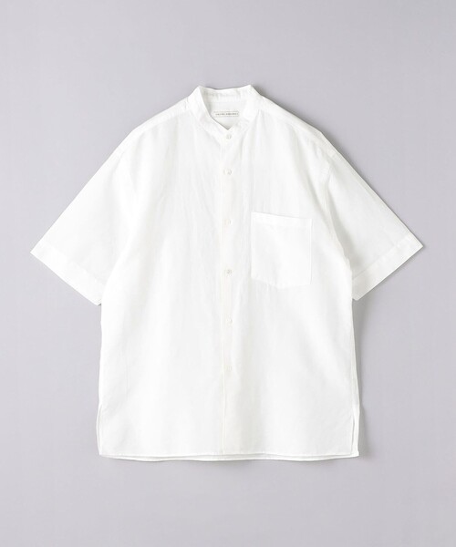 UNITED ARROWS(ユナイテッドアローズ)の「Moldivaa ショートスリーブ バンドカラーシャツ(シャツ/ブラウス・メンズ・ホワイト/ネイビー/その他1・S/M/L/XL)」の15枚目の写真