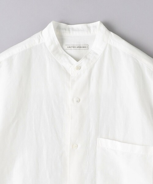 UNITED ARROWS(ユナイテッドアローズ)の「Moldivaa ショートスリーブ バンドカラーシャツ(シャツ/ブラウス・メンズ・ホワイト/ネイビー/その他1・S/M/L/XL)」の17枚目の写真