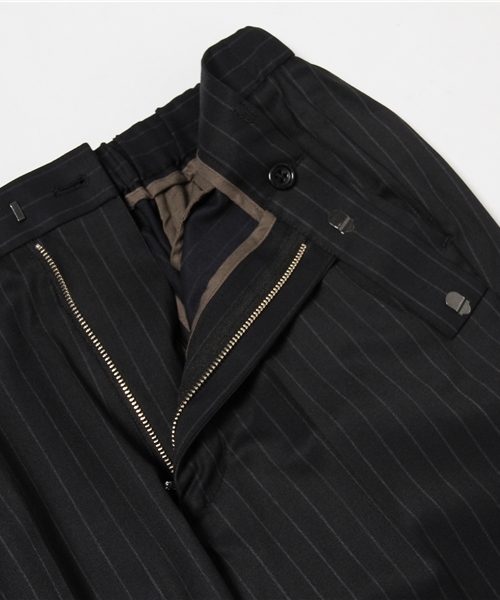 EDIFICE(エディフィス)の「◇T/Wストライプ イージーリブスラックス(その他パンツ・メンズ・ネイビー/チャコールグレー・46/48/42/44)」の8枚目の写真