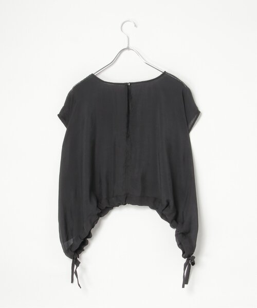 VENCEEXCHANGE（ヴァンスエクスチェンジ）の「ウエスト絞りフレンチブラウス（シャツ/ブラウス・レディース・ブラック/ブラウン系/オフホワイト・FREE）」の5枚目の写真