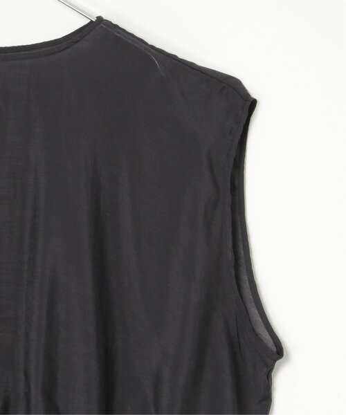 VENCEEXCHANGE（ヴァンスエクスチェンジ）の「ウエスト絞りフレンチブラウス（シャツ/ブラウス・レディース・ブラック/ブラウン系/オフホワイト・FREE）」の6枚目の写真