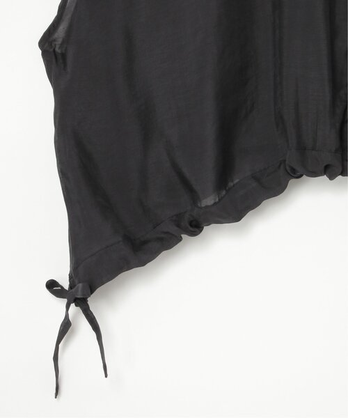 VENCEEXCHANGE（ヴァンスエクスチェンジ）の「ウエスト絞りフレンチブラウス（シャツ/ブラウス・レディース・ブラック/ブラウン系/オフホワイト・FREE）」の7枚目の写真