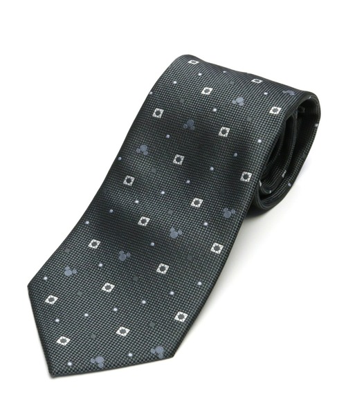 TOKYO SHIRTS（トウキョウシャツ）の「【Disney ディズニー】ベーシックネクタイ（ネクタイ・メンズ・サックスブルー系1/サックスブルー系2/サックスブルー系3/サックスブルー系4/イエロー系1/ピンク系2/ピンク系3/シルバー系1/グレー系1/ベージュ系2/サックスブルー系5/ワイン系1/シルバー系3/ベージュ系1/グリーン系1/ネイビー系2/サックスブルー系6/ブルー系2/イエロー系2/ワイン系2/シルバー系2/シルバー系4/グレー系2/グレー系3/ブルー系3/ネイビー系1・FREE）」の3枚目の写真