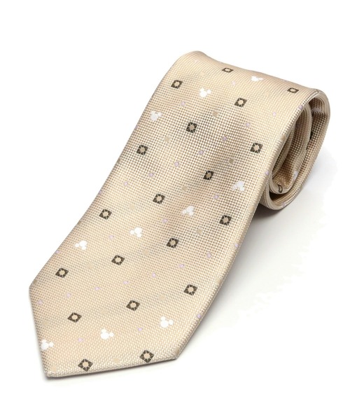 TOKYO SHIRTS（トウキョウシャツ）の「【Disney ディズニー】ベーシックネクタイ（ネクタイ・メンズ・サックスブルー系1/サックスブルー系2/サックスブルー系3/サックスブルー系4/イエロー系1/ピンク系2/ピンク系3/シルバー系1/グレー系1/ベージュ系2/サックスブルー系5/ワイン系1/シルバー系3/ベージュ系1/グリーン系1/ネイビー系2/サックスブルー系6/ブルー系2/イエロー系2/ワイン系2/シルバー系2/シルバー系4/グレー系2/グレー系3/ブルー系3/ネイビー系1・FREE）」の5枚目の写真