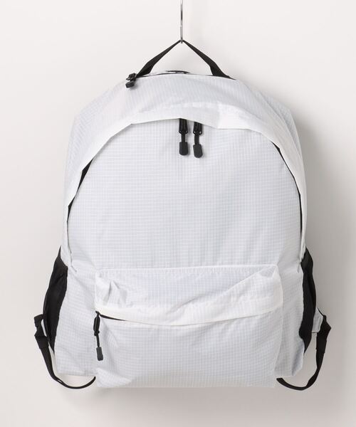 PACKING（パッキング）の「【 PACKING / パッキング 】TRAIL BACK PACK / トレイルバックパック（バックパック/リュック・メンズ・ブラック/ホワイト・FREE）」の2枚目の写真