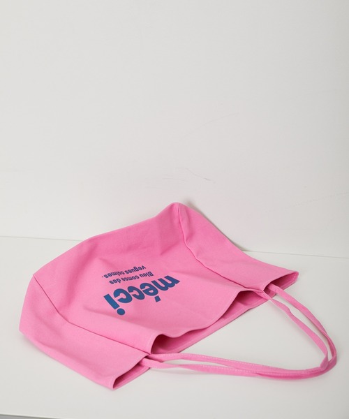 ANOTHER S（アナザーエス）の「A4収納可大容量トートバッグ（トートバッグ・レディース・ピンク/ナチュラル/グリーン/オレンジ/イエロー・FREE）」の12枚目の写真