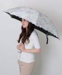 Lace Ladies｜レースレディースの折りたたみ傘（ブルー・ネイビー/青色