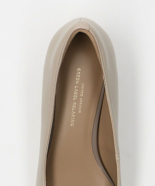 green label relaxing（グリーンレーベルリラクシング）の「スクエアバックル パンプス（3cmヒール）-晴雨兼用-（パンプス・レディース・ベージュ/ブラック・25cm/25.5cm/24.5cm/22cm/22.5cm/23cm/23.5cm/24cm）」の12枚目の写真