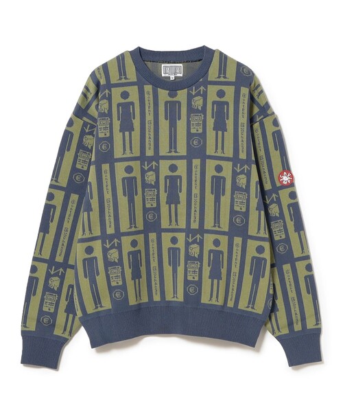 C.E(シーイー)の「C.E / CONTENT EXCHANGE KNIT(ニット/セーター・メンズ・ネイビー・L/M/XL)」の2枚目の写真