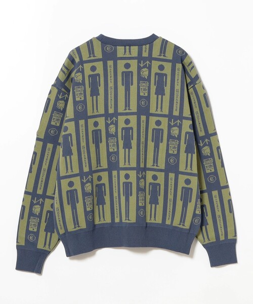 C.E(シーイー)の「C.E / CONTENT EXCHANGE KNIT(ニット/セーター・メンズ・ネイビー・L/M/XL)」の7枚目の写真