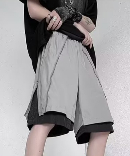 MGV（エムジーヴィー）の「ジップデザインハーフパンツ（その他パンツ・メンズ・グレー/ブラック・X-LARGE/LARGE/MEDIUM）」の7枚目の写真