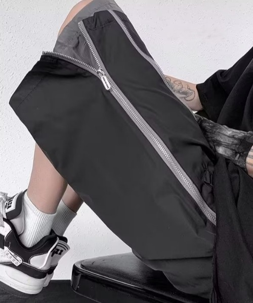 MGV（エムジーヴィー）の「ジップデザインハーフパンツ（その他パンツ・メンズ・グレー/ブラック・X-LARGE/LARGE/MEDIUM）」の8枚目の写真