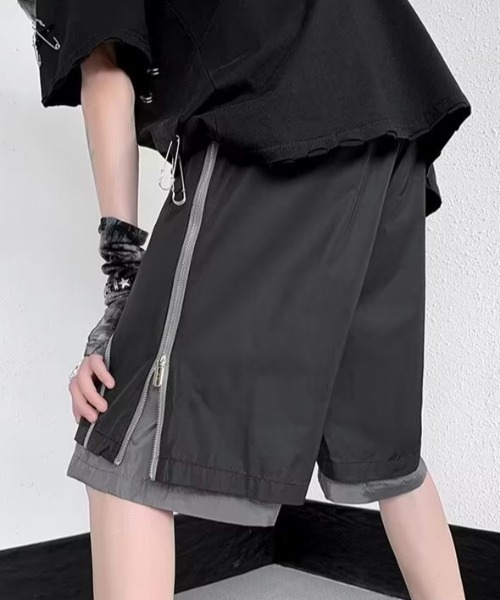 MGV（エムジーヴィー）の「ジップデザインハーフパンツ（その他パンツ・メンズ・グレー/ブラック・X-LARGE/LARGE/MEDIUM）」の10枚目の写真