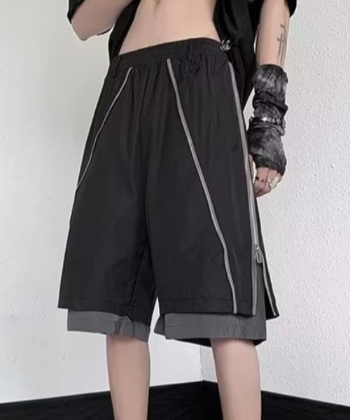 MGV（エムジーヴィー）の「ジップデザインハーフパンツ（その他パンツ・メンズ・グレー/ブラック・X-LARGE/LARGE/MEDIUM）」の11枚目の写真