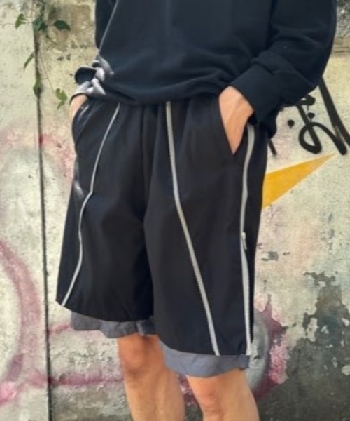 MGV（エムジーヴィー）の「ジップデザインハーフパンツ（その他パンツ・メンズ・グレー/ブラック・X-LARGE/LARGE/MEDIUM）」の18枚目の写真