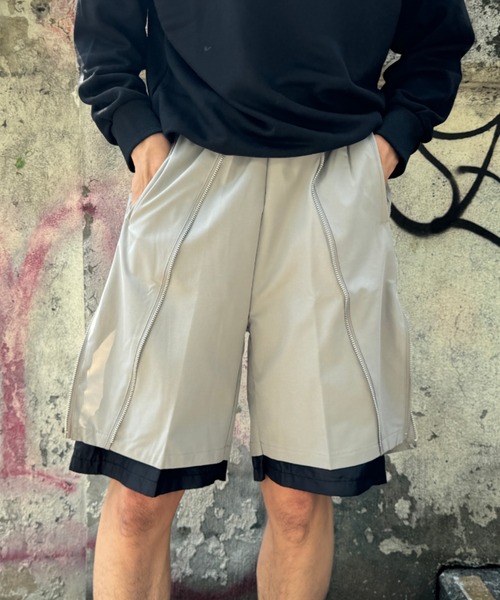 MGV（エムジーヴィー）の「ジップデザインハーフパンツ（その他パンツ・メンズ・グレー/ブラック・X-LARGE/LARGE/MEDIUM）」の19枚目の写真