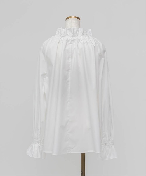 RANDA（ランダ）の「ボウタイフリルシャツブラウス（シャツ/ブラウス・レディース・ネイビー/ブルー/ホワイト・FREE）」の21枚目の写真