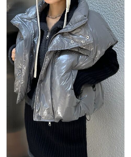 【セール】コンパクトパッファーダウンベスト（ダウンベスト）｜EMODA（エモダ）