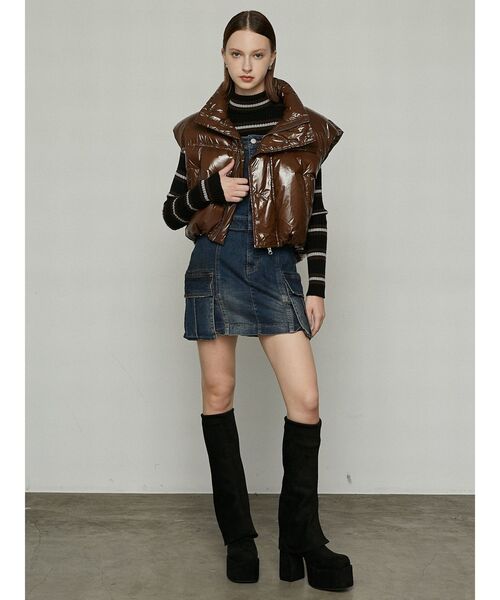 【セール】コンパクトパッファーダウンベスト（ダウンベスト）｜EMODA（エモダ）