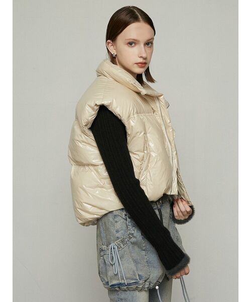 【セール】コンパクトパッファーダウンベスト（ダウンベスト）｜EMODA（エモダ）