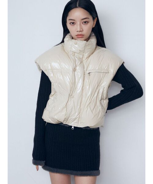 【セール】コンパクトパッファーダウンベスト（ダウンベスト）｜EMODA（エモダ）