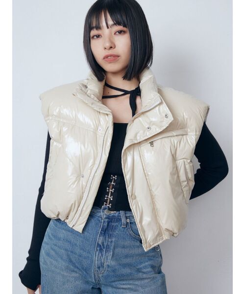 【セール】コンパクトパッファーダウンベスト（ダウンベスト）｜EMODA（エモダ）