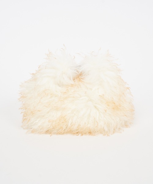 ROYAL PARTY（ロイヤルパーティー）の「2wayファーBAG（ショルダーバッグ・レディース・オフホワイト/ピンク/グレー・FREE）」の6枚目の写真