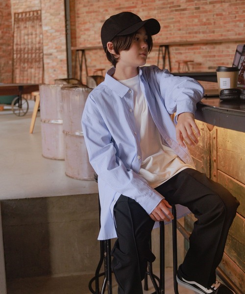 GLOBAL WORK（グローバルワーク）の「アソートシャツ長袖/AND YUA ANY/141602（シャツ/ブラウス・キッズ・チェック/ストライプ・FREE）」の22枚目の写真