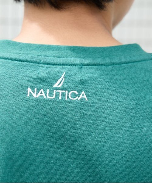 NAUTICA(ノーティカ)の「【大人向けサイズあり】【NAUTICA】フロントロゴアップリケ刺繍長袖Tシャツ(Tシャツ/カットソー・キッズ・ブラック/ホワイト/グリーン・M/L/XL)」の10枚目の写真
