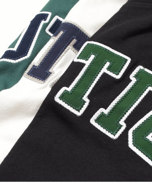 NAUTICA(ノーティカ)の「【大人向けサイズあり】【NAUTICA】フロントロゴアップリケ刺繍長袖Tシャツ(Tシャツ/カットソー・キッズ・ブラック/ホワイト/グリーン・M/L/XL)」の16枚目の写真
