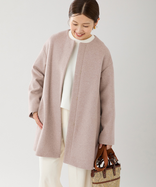 IENA（イエナ）｜ノーカラーコート（ベージュ系）一覧 - WEAR