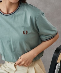 フレッドペリーTシャツ(カーキ) FRED PERRY｜フレッドペリーのTシャツ/カットソー（グリーン