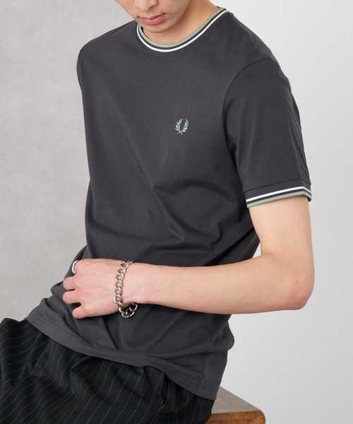 FRED PERRY】TWIN TIPPED T-SHIRT フレッドペリー ティップライン ワン