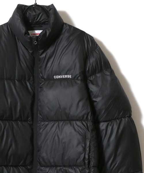 CONVERSE(コンバース)の「CONVERSE/コンバース FIBER DOWN JACKET/中綿 ファイバーダウンジャケット/キルティングアウター/レディース メンズ(ダウンジャケット/コート・レディース・アイボリー/ベージュ/ブラウン/ブルー/ブラック/カーキ・L/M/LL)」の4枚目の写真