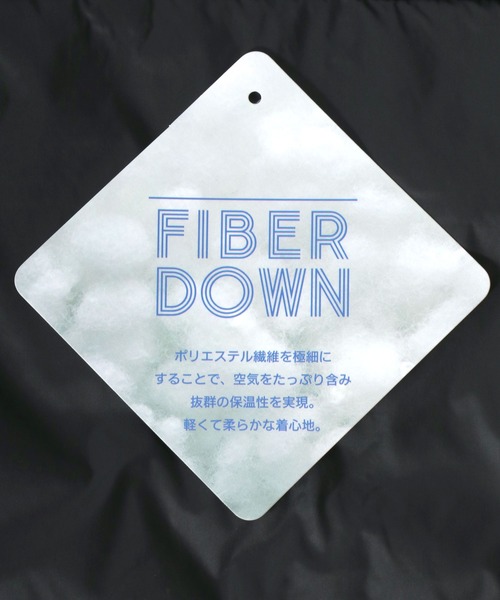 CONVERSE(コンバース)の「CONVERSE/コンバース FIBER DOWN JACKET/中綿 ファイバーダウンジャケット/キルティングアウター/レディース メンズ(ダウンジャケット/コート・レディース・アイボリー/ベージュ/ブラウン/ブルー/ブラック/カーキ・L/M/LL)」の16枚目の写真