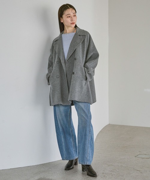 新品 apartbylowrys カシープミドルジャケットコート A part by コート アウター カシープミドルジャケット レディース