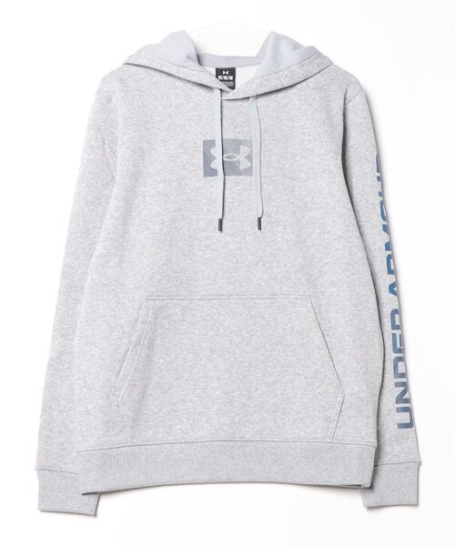 UNDER ARMOUR（アンダーアーマー）の「アンダーアーマー  UAライバルフリース プルオーバー フーディー（パーカー・メンズ・ブラック/ライトグレー/ライトグリーン・M/L/LL/3L/S）」の2枚目の写真